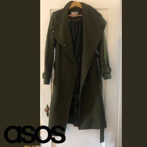 Asos Brand Green Trench